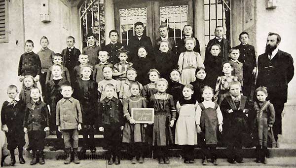 Schulklasse um 1912